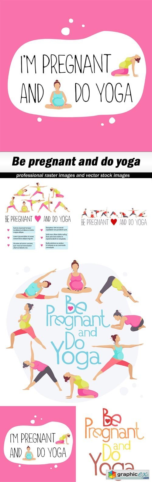 Be pregnant and do yoga - 5 EPS