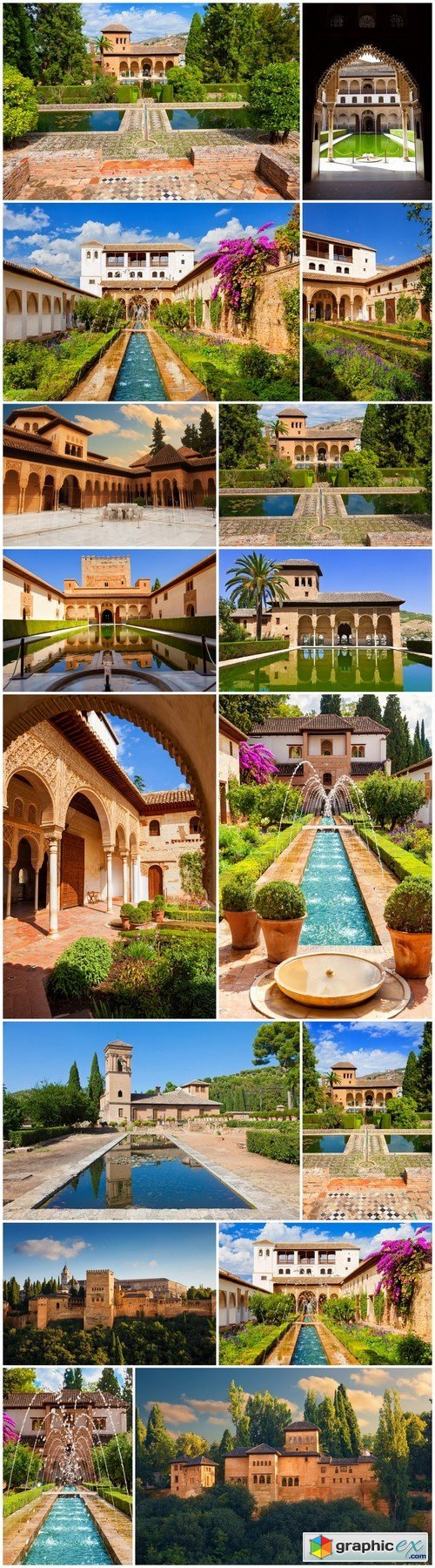 Beauty of Alhambra de Granada - 16xUHQ JPEG