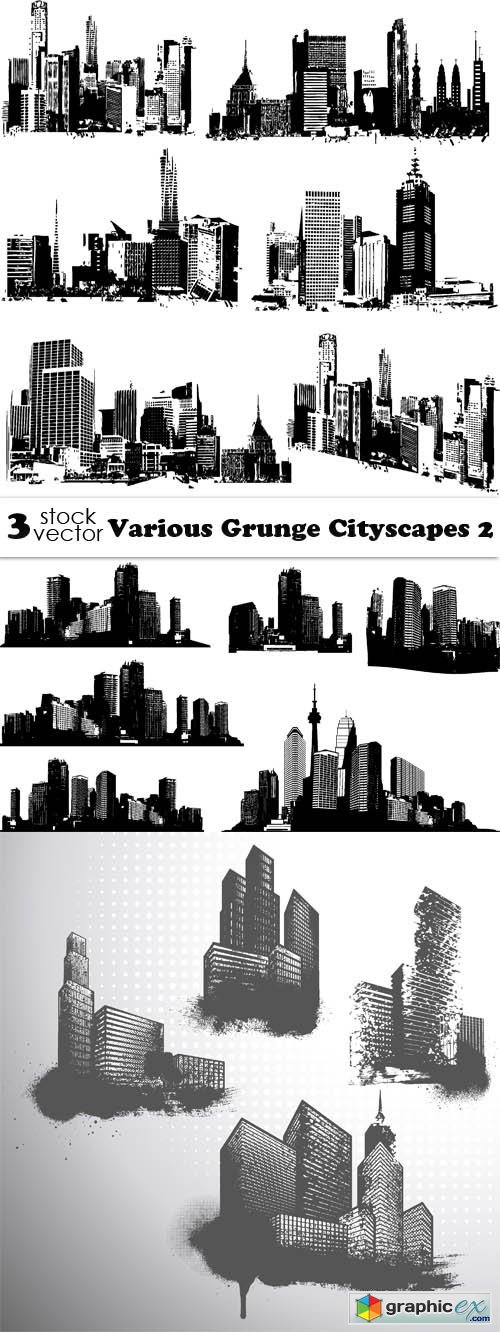 Various Grunge Cityscapes 2