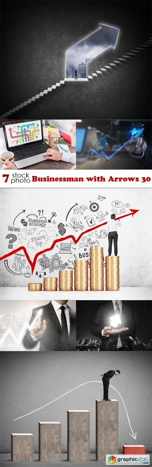 Businessman with Arrows 30