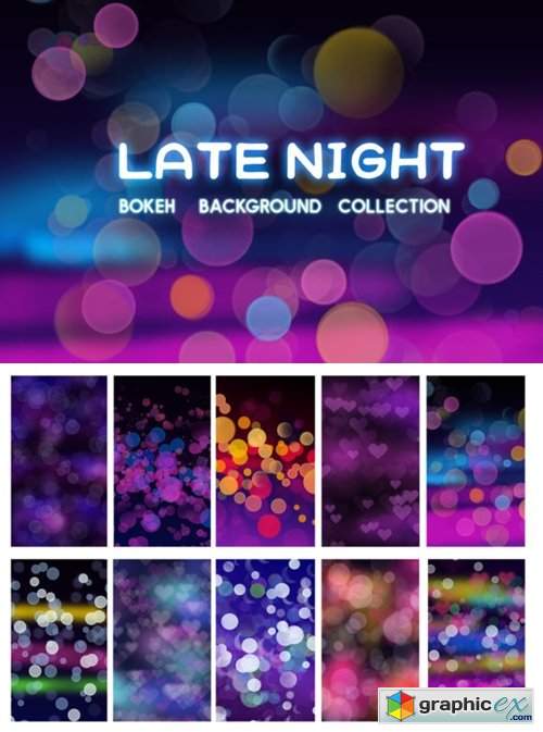 Late Night Bokeh Background Collection