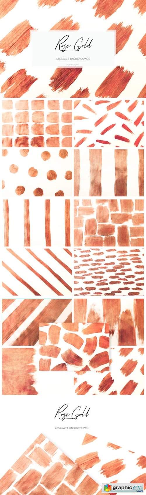 Rose Gold Abstract Backgrounds