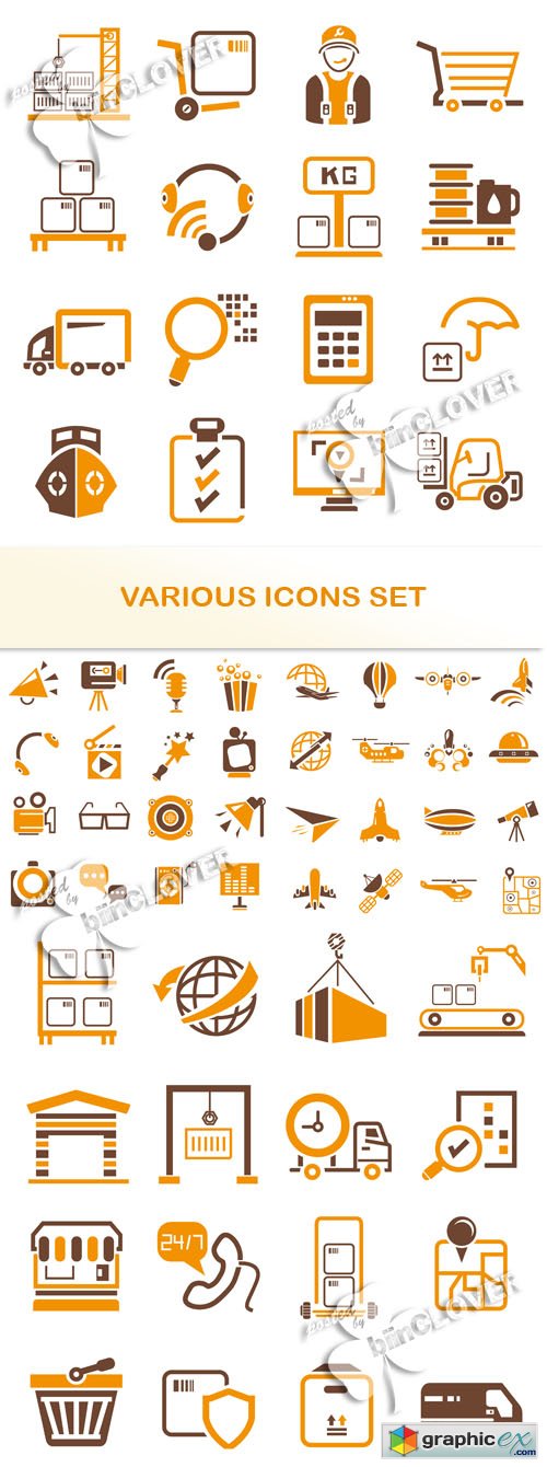 Various icons set 0531