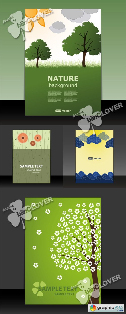 Vector Flyer and brochure design 0530
