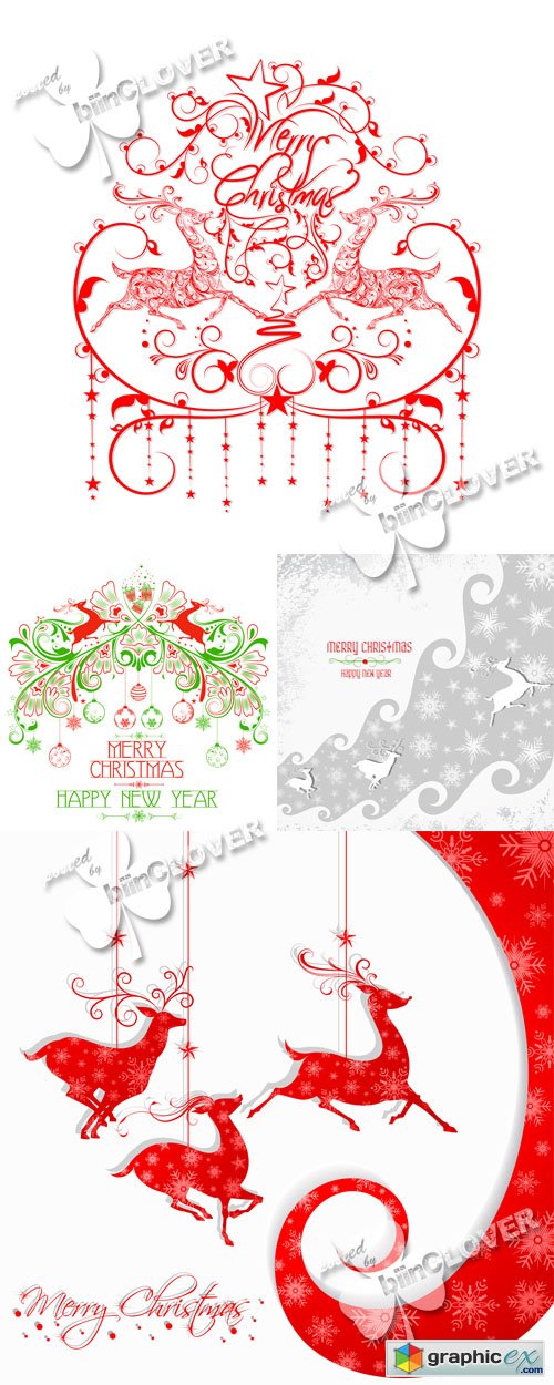Vector Merry Christmas background 0529