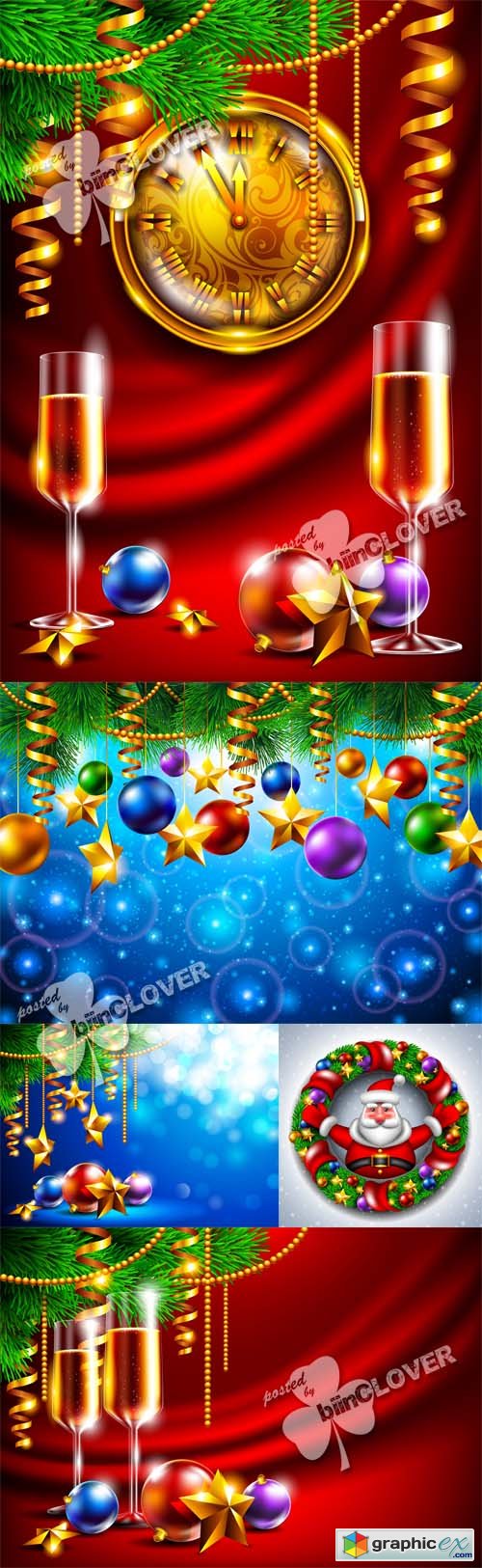 Vector New Year background 0527