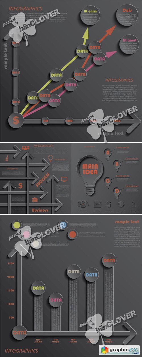 Vector Infographics design 0528