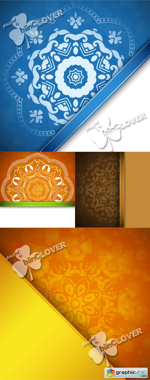 Vector Background with ornament 0528