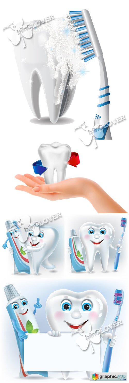 Vector Taking care of teeth concept 0519