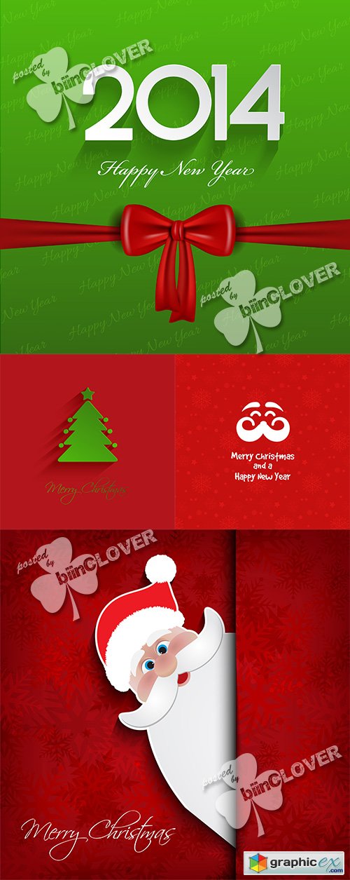 Vector Christmas 2014 background 0509