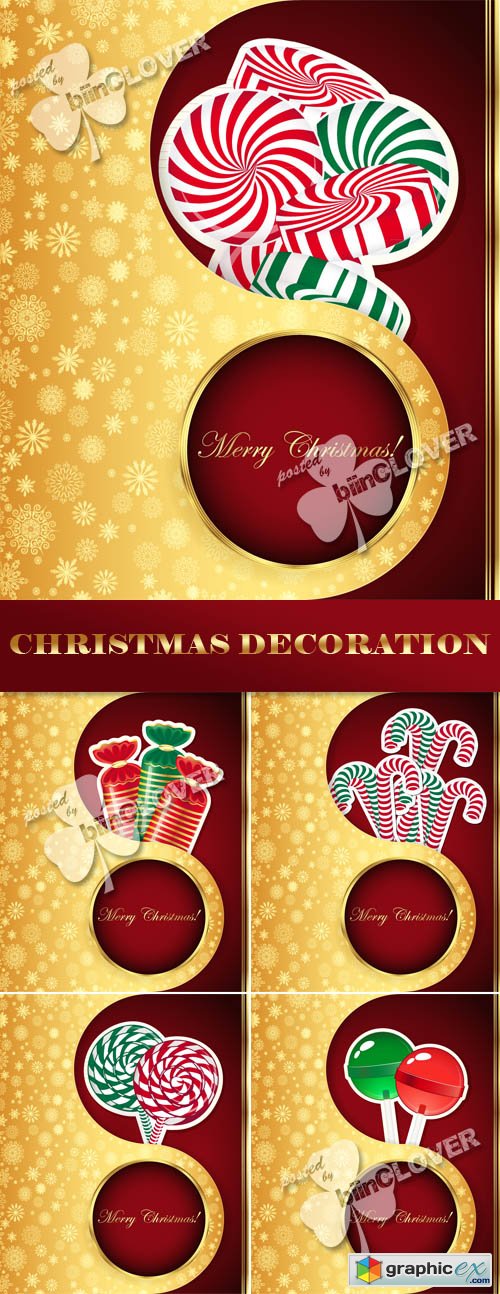 Vector Christmas decoration 0489