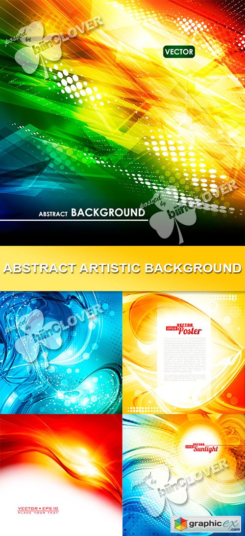 Vector Abstract artistic background 0471