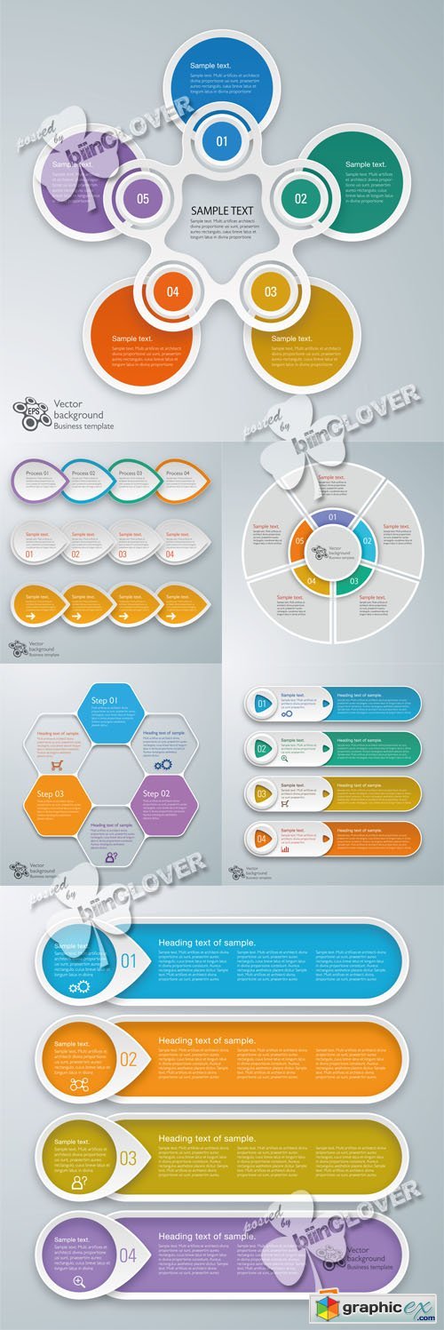 Vector Infographics modern design 0551