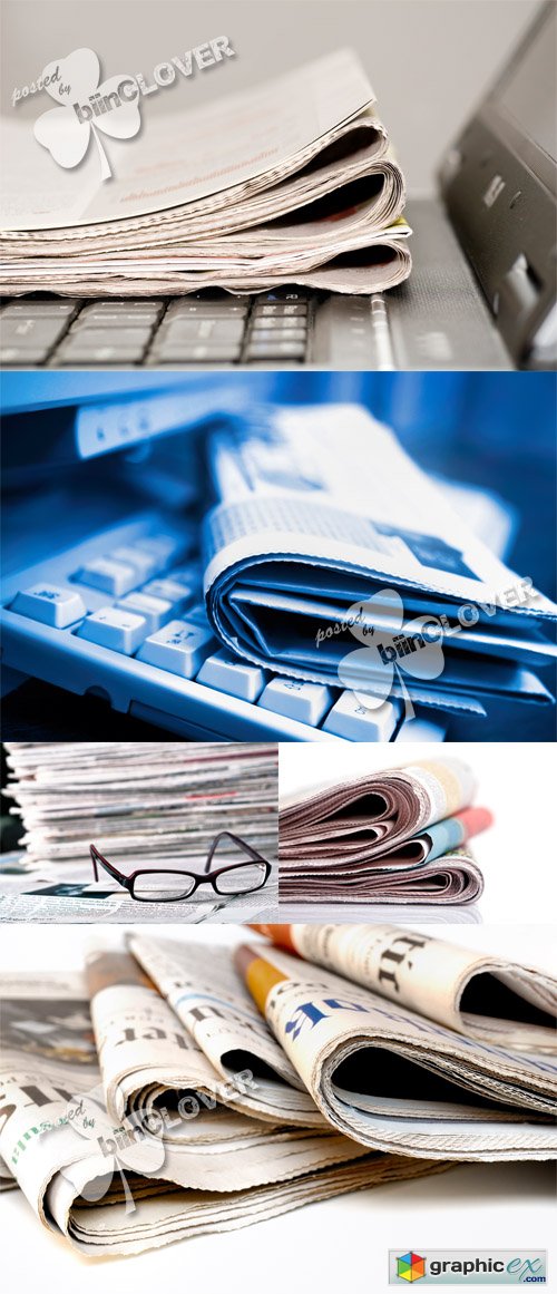 Vector Newspapers background 0438