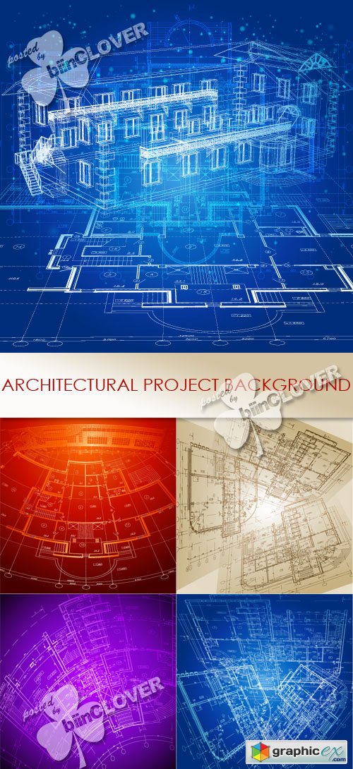 Vector Architectural project background 0426