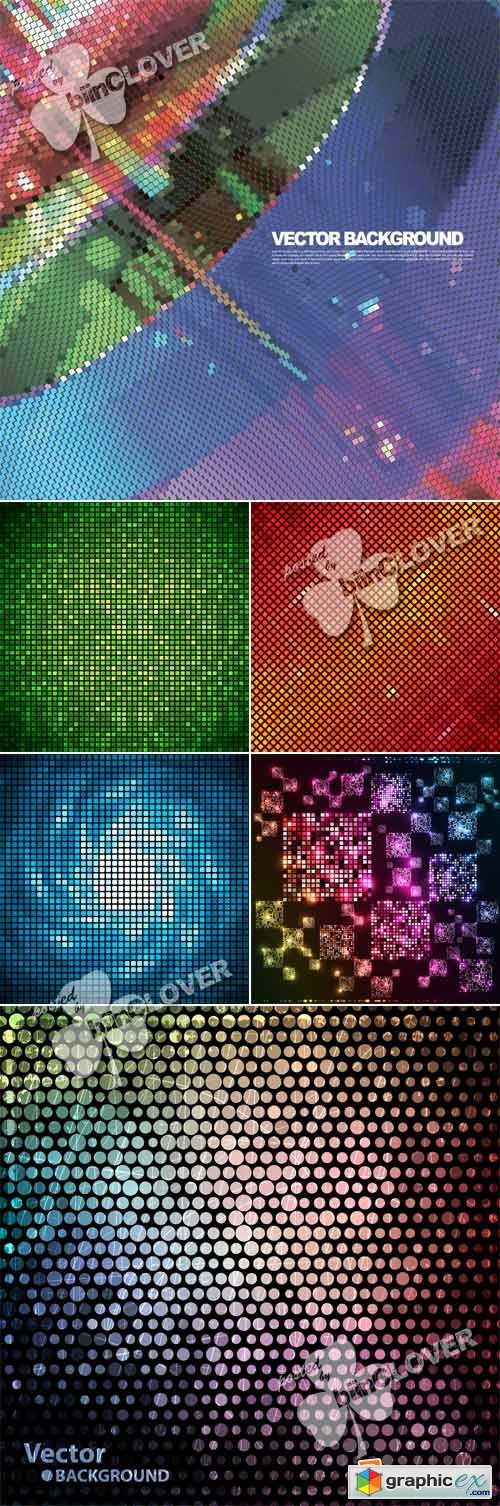 Vector Mosaic abstract background 0556