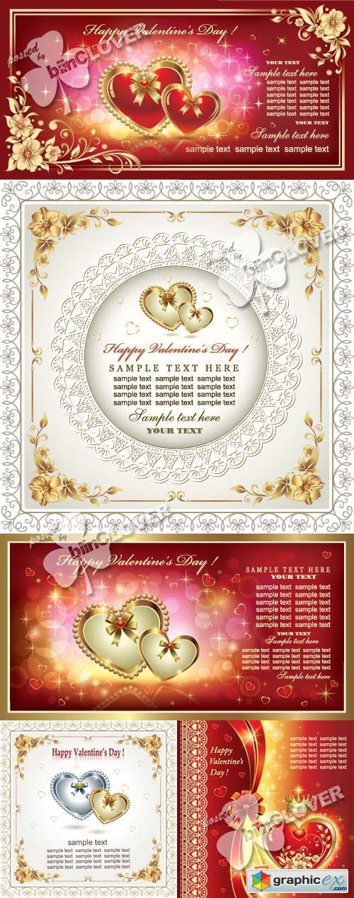 Vector Card for Valentine&#039;s Day 0554