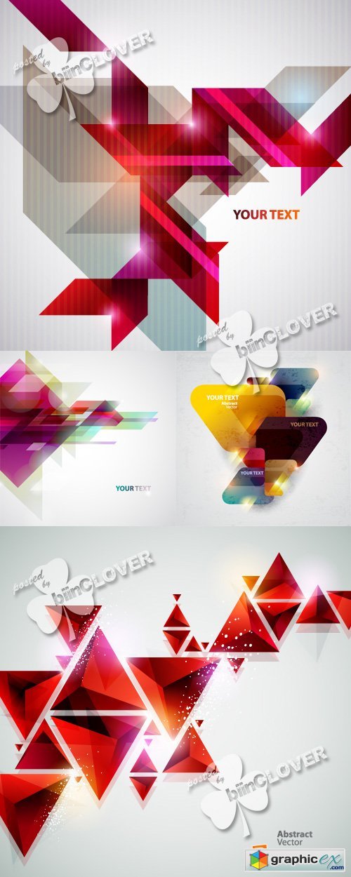 Vector Abstract geometric background 0387