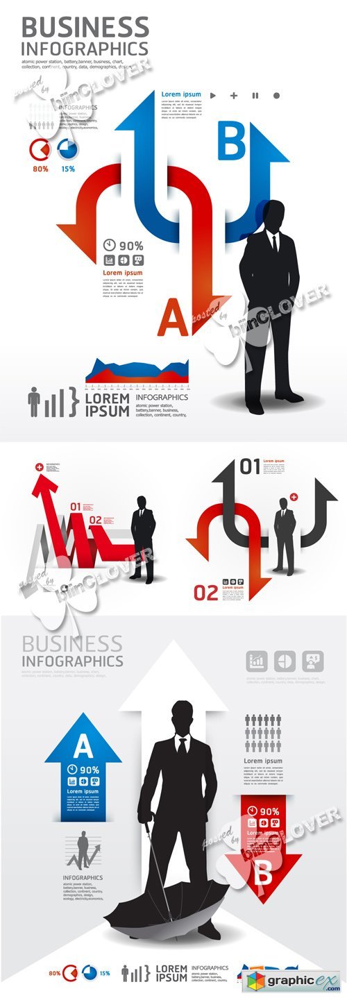 Vector Infographics business concept 0383