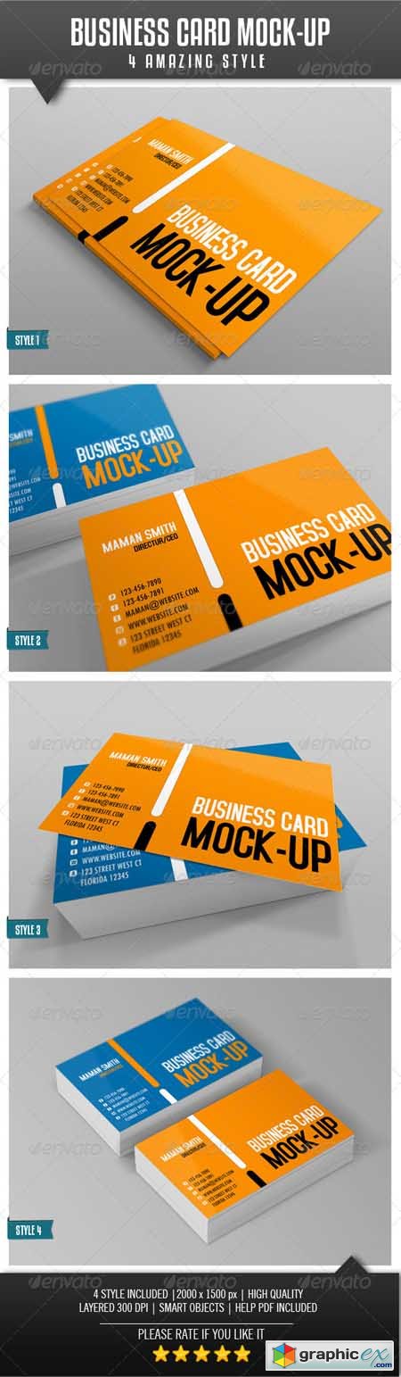Business Card Mock-Up Vol.2
