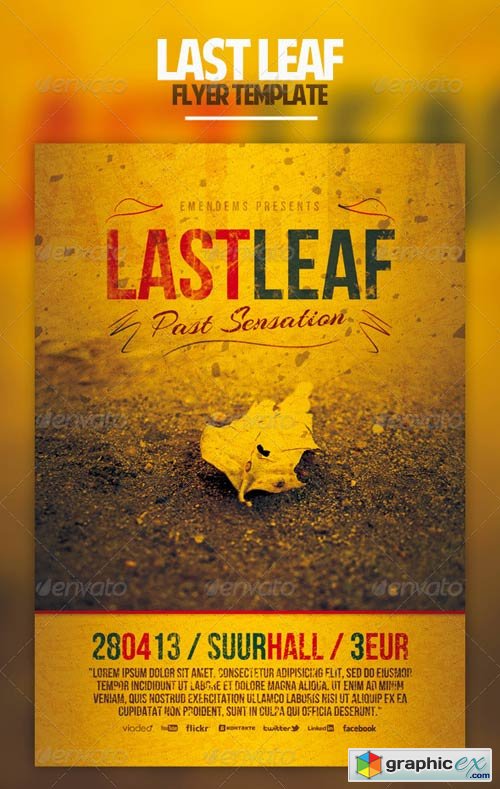 Last Leaf Flyer Tamplate