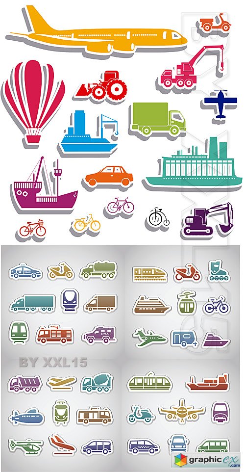Vector Transport stickers