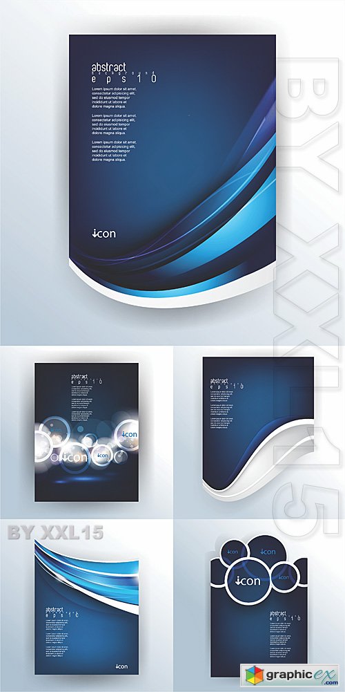 Vector Blue corporate backgrounds