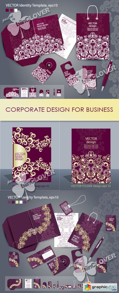 Vector Corporate design for business 0361