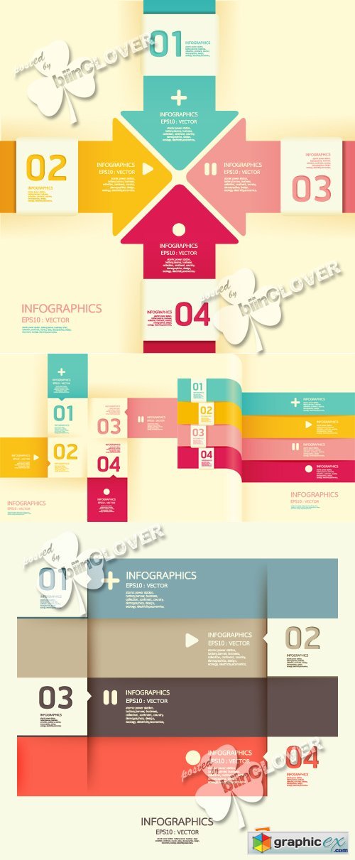Vector Modern infographics design elements 0357