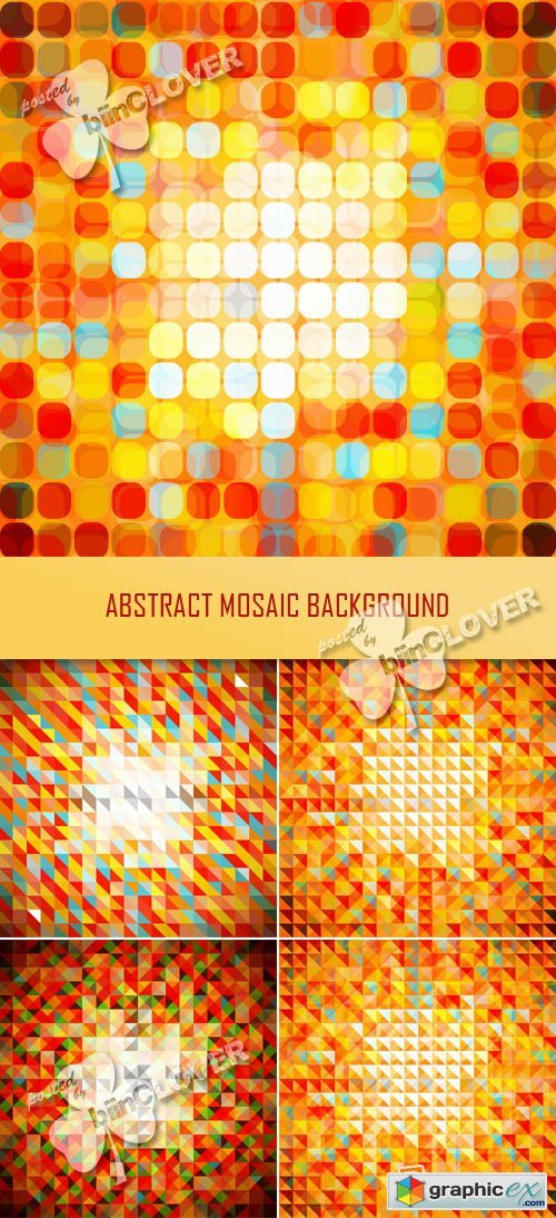 Vector Abstract  mosaic background 0355