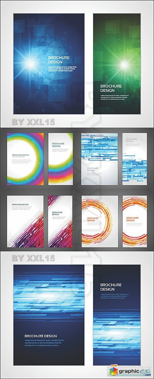 Vector Brochure design templates