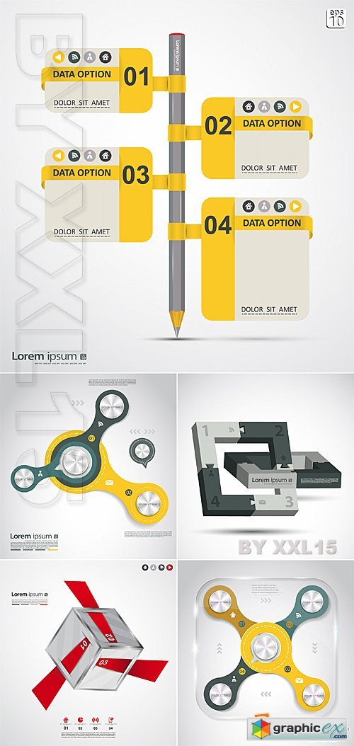 Vector Modern creative Infographics elements