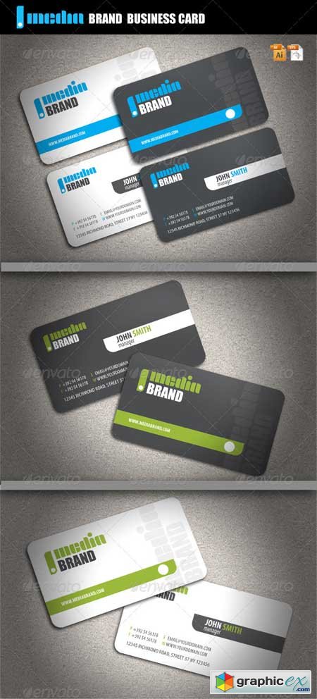 Media Brand Business Card