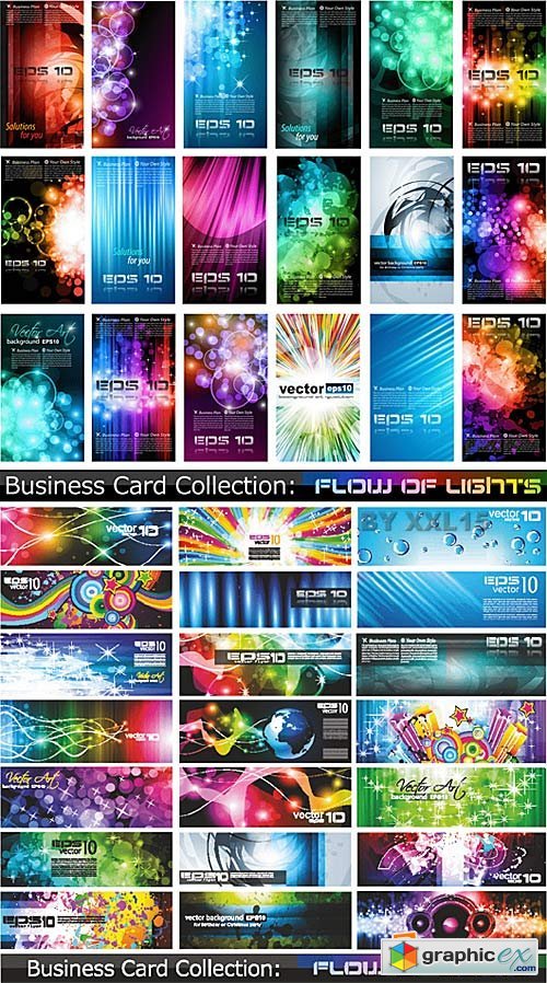 Vector Colorful abstract cards