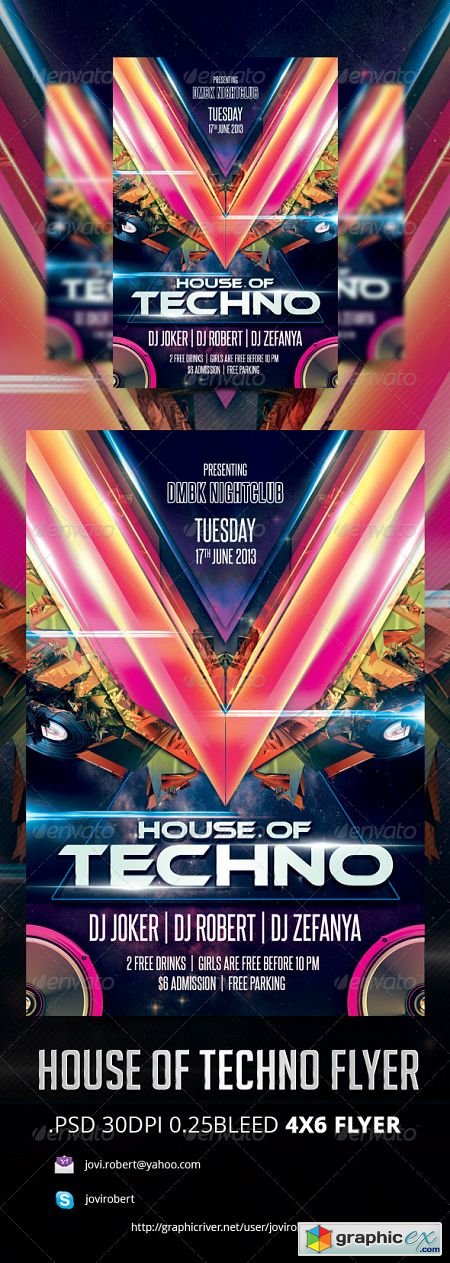House Of Techno Flyer 3783527