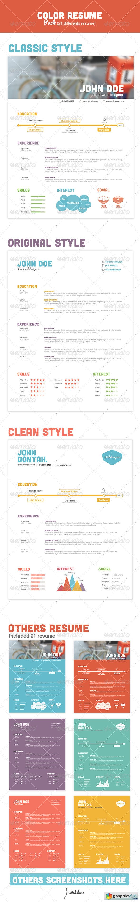 Color Resume Pack 2574197