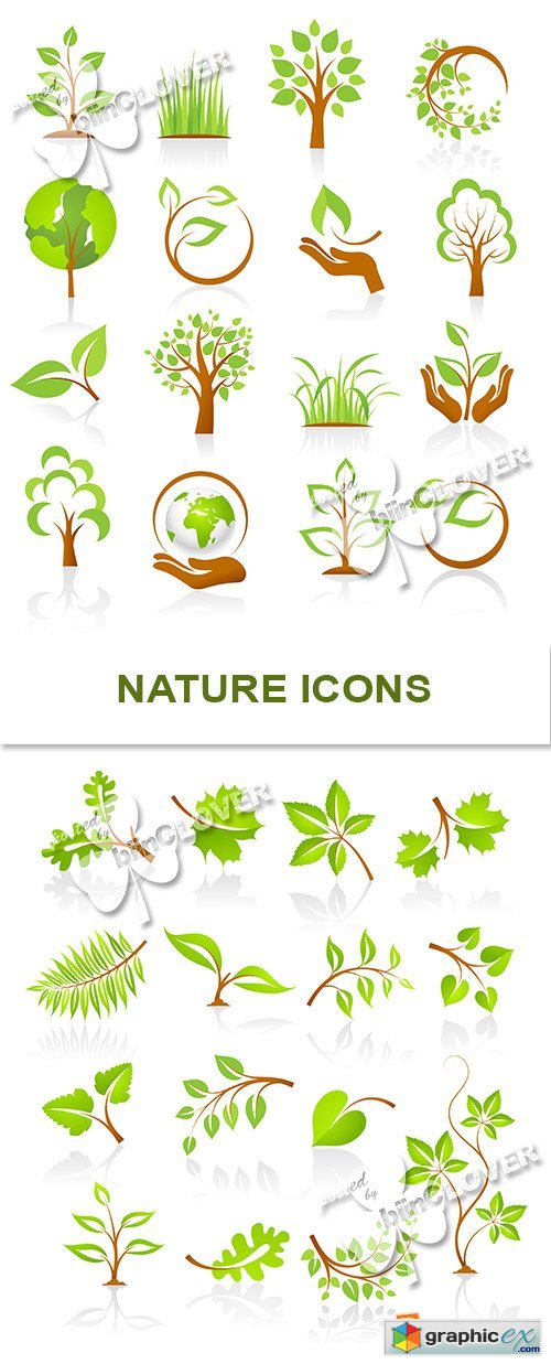 Vector Nature icons 0564