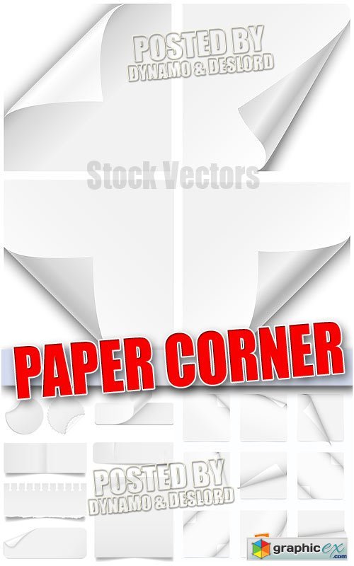 Vector Corner of paper - Stock Vectors