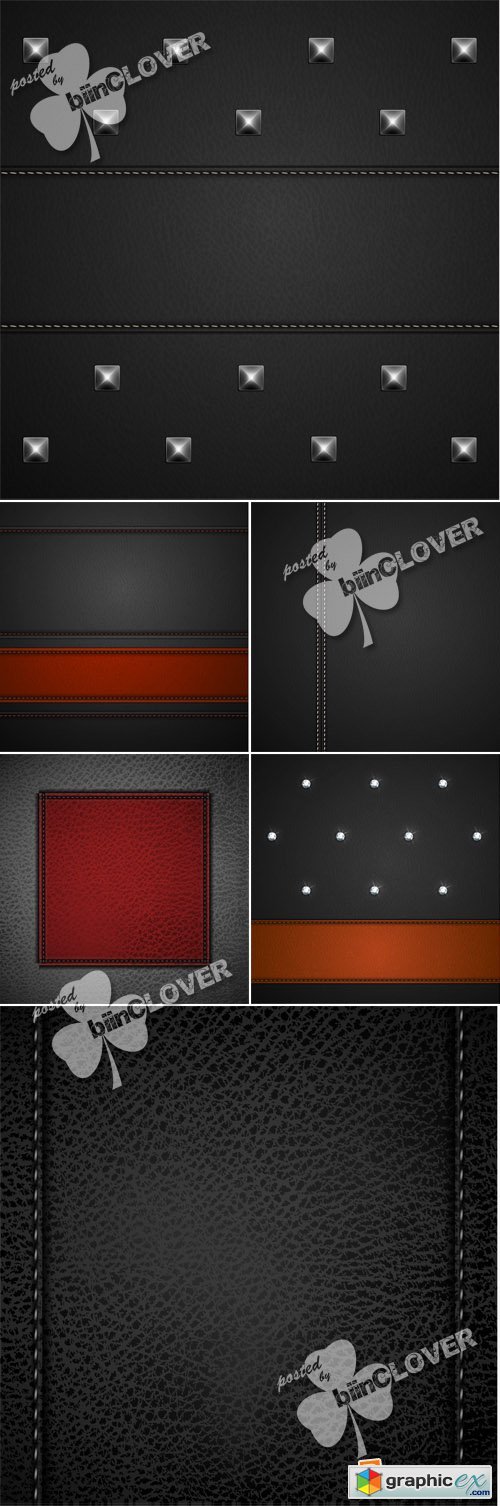 Vector Leather black backgrounds 0568