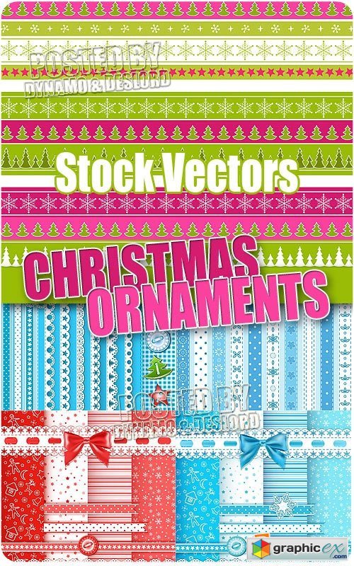 Vector Xmas ornaments - Stock Vectors
