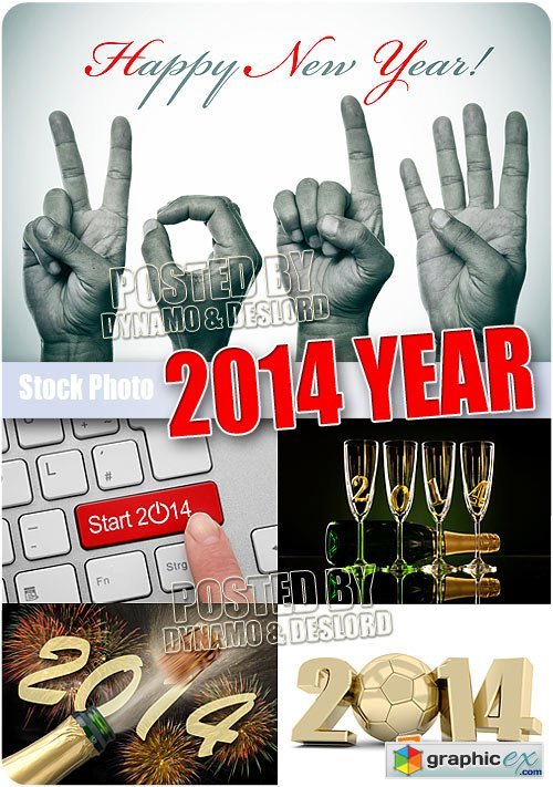 2014 New Year - UHQ Stock Photo