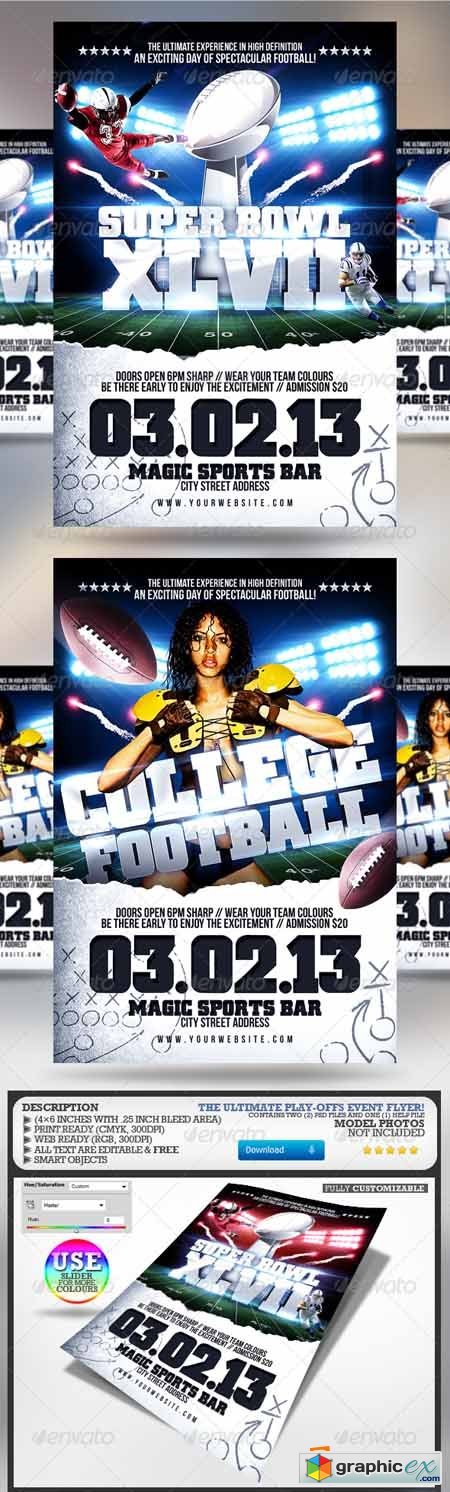 Super Bowl/College Football Flyer 3797688