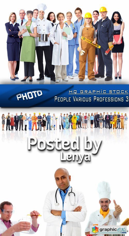 Stock Photo -  People Various Professions 3