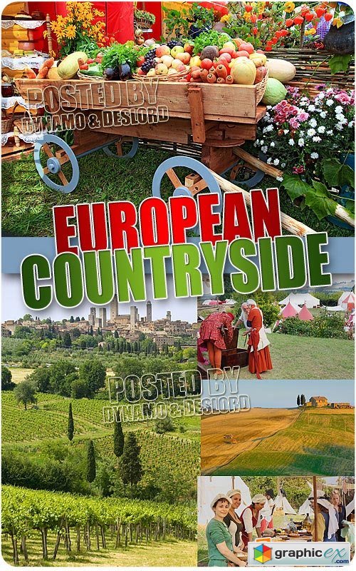 European countryside - UHQ Stock Photo