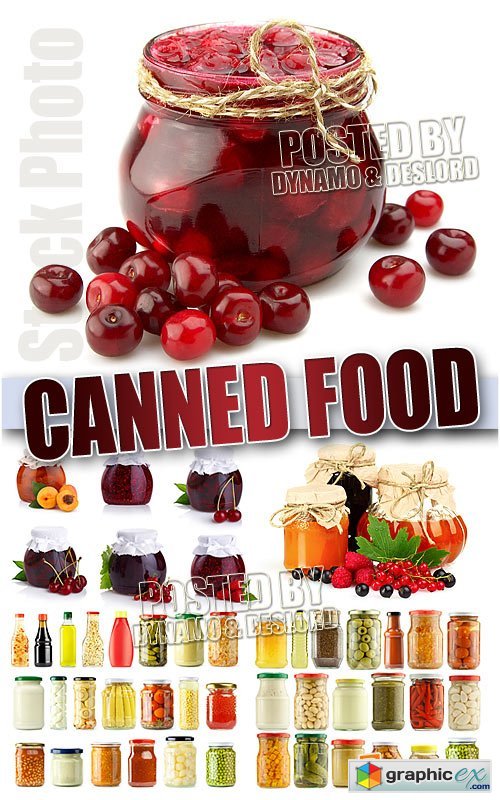 Canned Food - UHQ Stock Photo
