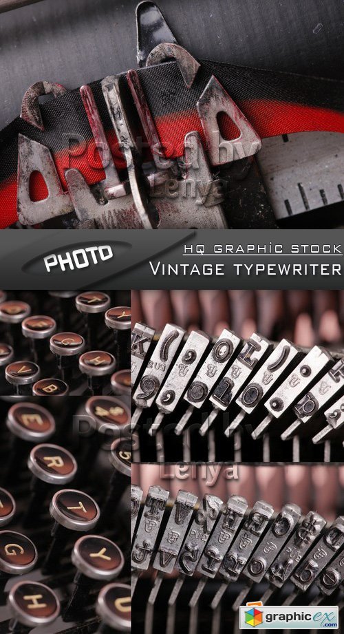 Stock Photo - Vintage typewriter