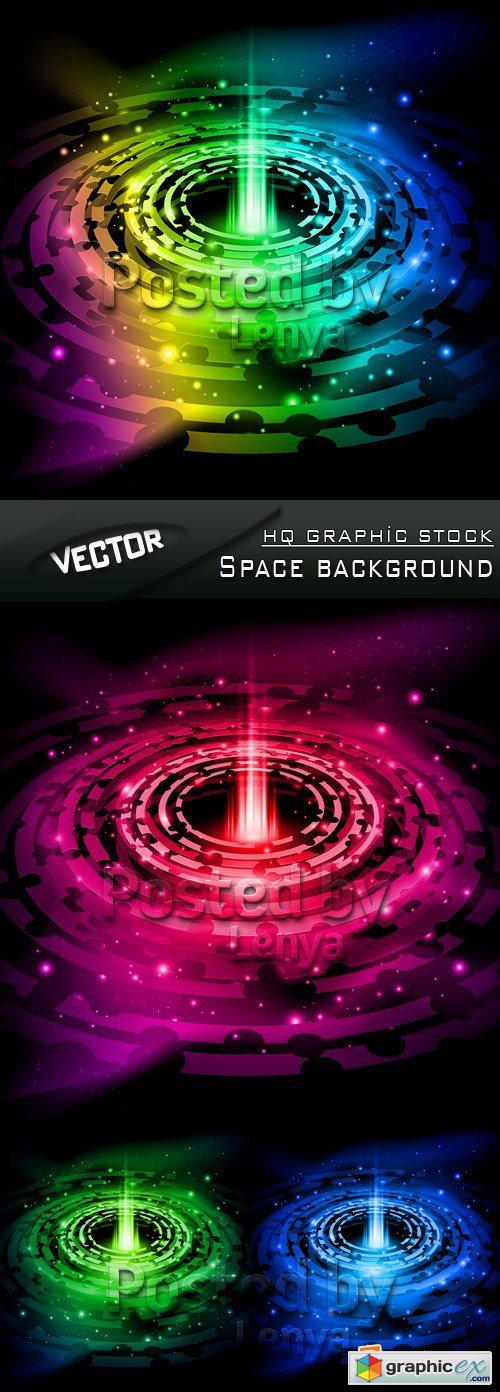 Stock Vector - Space background