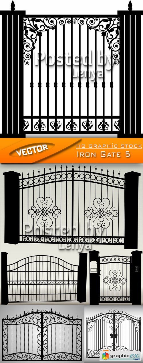 Stock Vector - Iron Gate 5