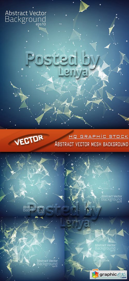 Stock Vector - Abstract vector mesh background