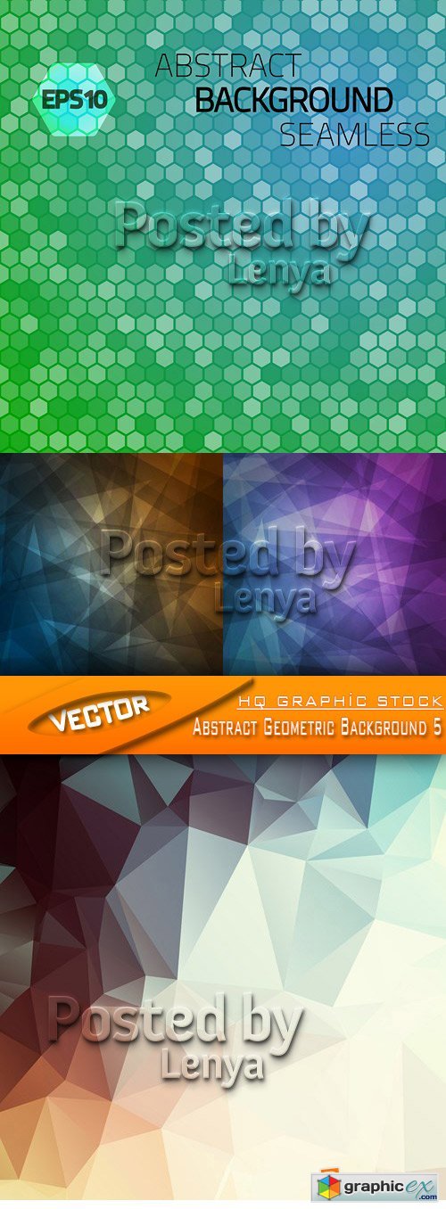 Stock Vector - Abstract Geometric Background 5